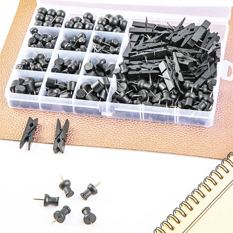 230Pcs Thumb Tacks Cork Push Pins for Cork Boards Map Photos Calendar Project
230Pcs Thumb Tacks Cork Push Pins for Cork Boards Map Photos Calendar Project