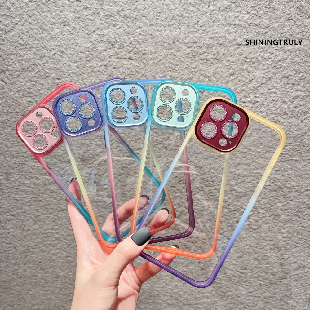 Luxury Metal Camera Protection Phone Case For iPhone 13 12 Pro Max Candy Color Silicone Frame Metal Button Clear Back Cover
Luxury Metal Camera Protection Phone Case For iPhone 13 12 Pro Max Candy Color Silicone Frame Metal Button Clear Back Cover