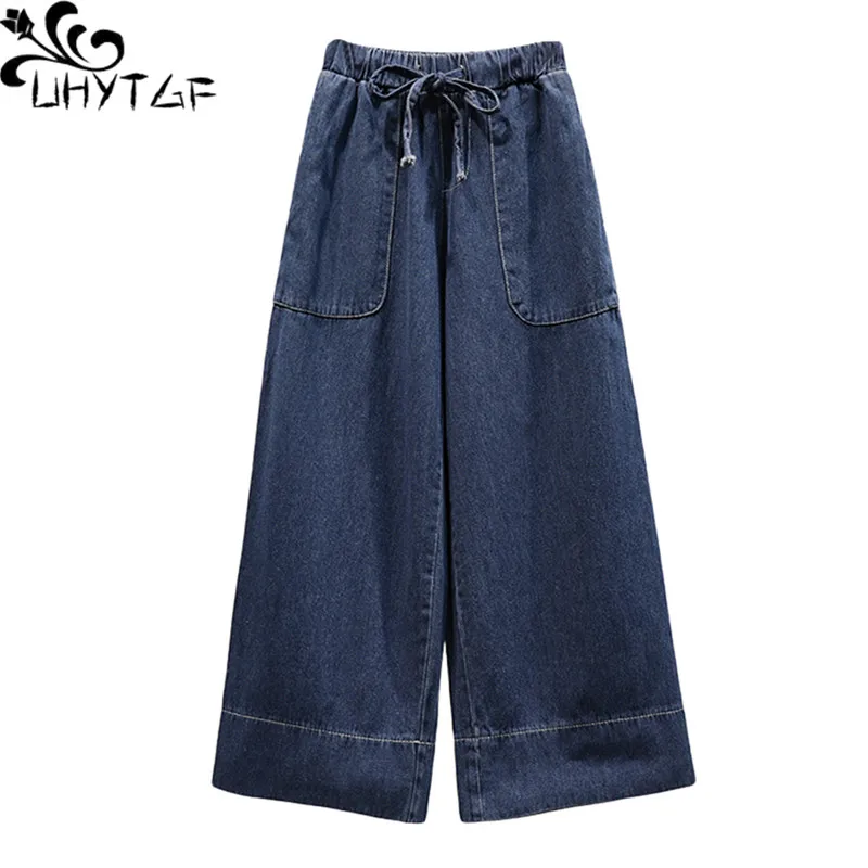 UHYTGF Denim Pants Women's 2022 Korean High Waist Straight Wide Leg Summer Jeans Female Vintage Thin Cowboy Trousers Vaqueros 53
UHYTGF Denim Pants Women's 2022 Korean High Waist Straight Wide Leg Summer Jeans Female Vintage Thin Cowboy Trousers Vaqueros 53
