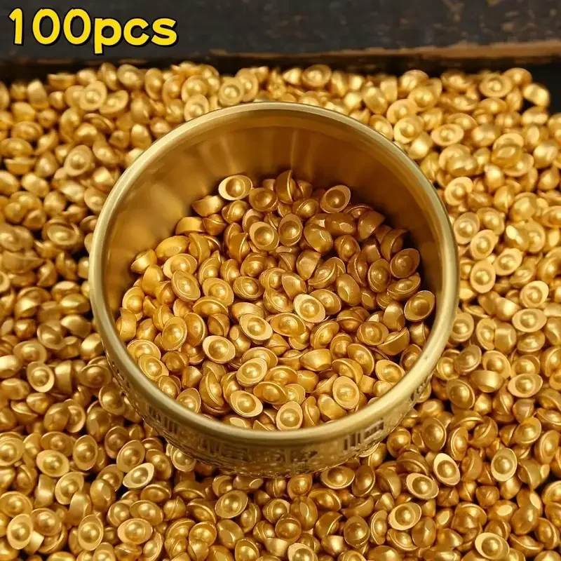 Миниатюрные золотые доллары и слитки из меди
Миниатюрные золотые доллары и слитки из меди