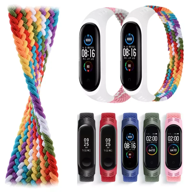 Nylon Braided Strap for Xiaomi Mi Band 6 5 4 3 Elastic Solo Loop Bracelet Replacement Wristband For Miband 6 Miband 5 Miband 4
Nylon Braided Strap for Xiaomi Mi Band 6 5 4 3 Elastic Solo Loop Bracelet Replacement Wristband For Miband 6 Miband 5 Miband 4