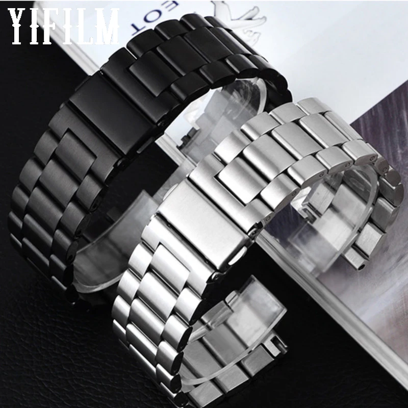Watch band For Samsung Gear S3 S4 Frontier Classic Watchstrap Stainless Steel watchband Watch 46mm Accessorie 18 20 22 24MM
Watch band For Samsung Gear S3 S4 Frontier Classic Watchstrap Stainless Steel watchband Watch 46mm Accessorie 18 20 22 24MM