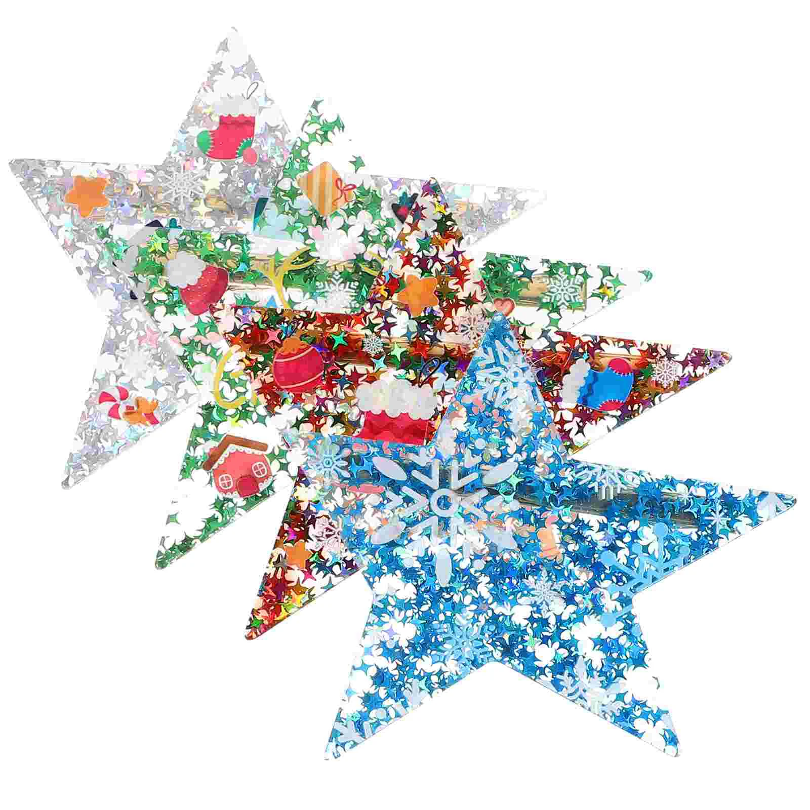 4 шт., женские заколки для волос 
4 шт., женские заколки для волос