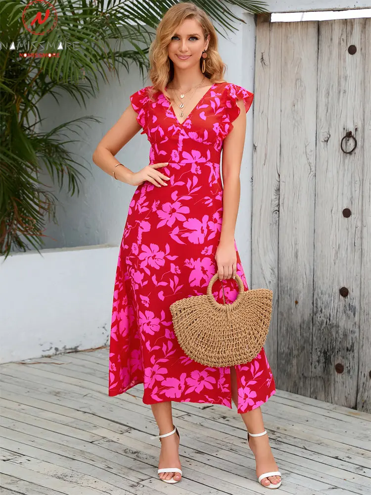 Женское длинное облегающее платье-трапеция с высоким разрезом, V-образным вырезом и открытой спиной 
Женское длинное облегающее платье-трапеция с высоким разрезом, V-образным вырезом и открытой спиной