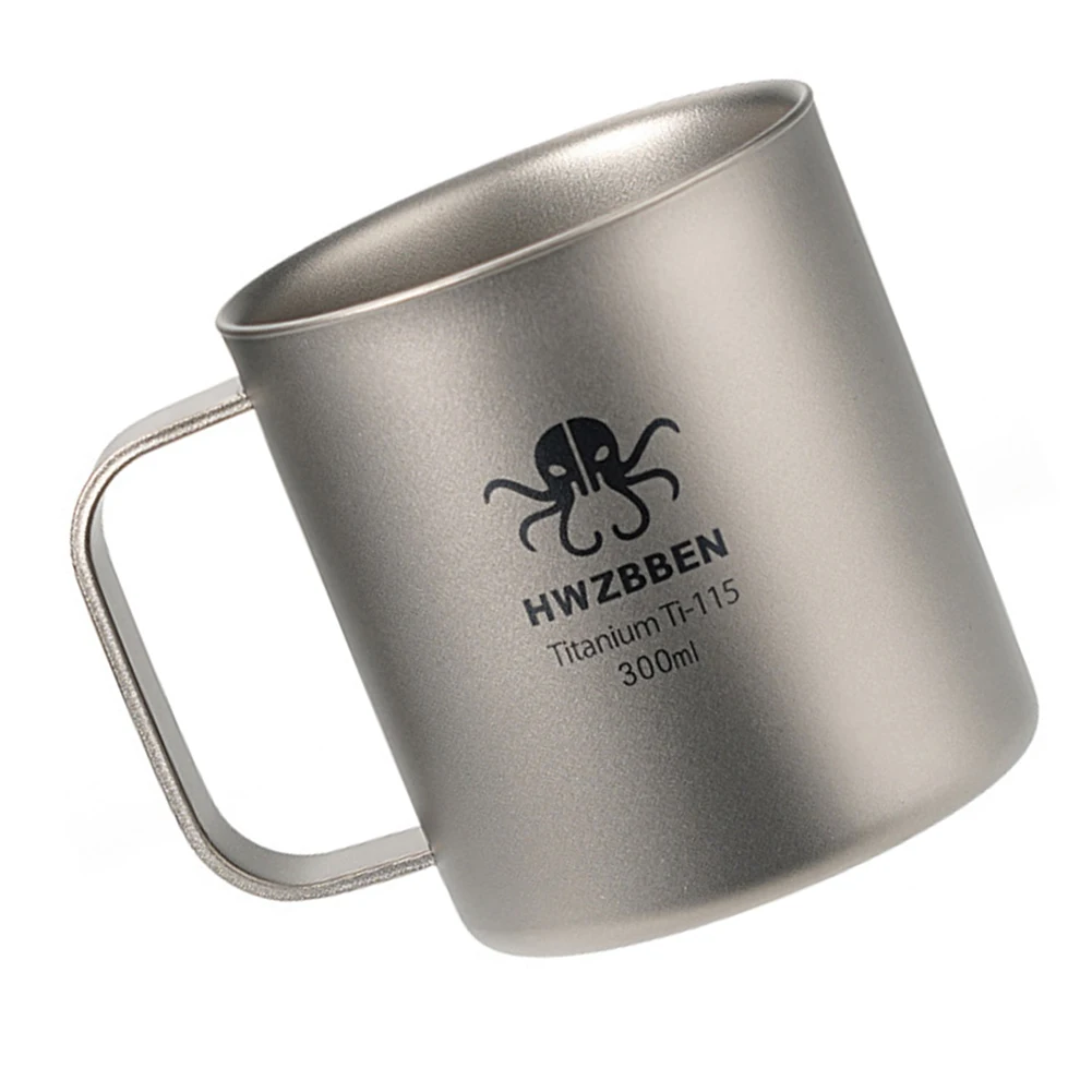 Outdoor Camping Tea Cup 300ml Pure Titanium Cup with Antislip Grip Lightweight and Corrosion Resistant Ideal Gift Option
Outdoor Camping Tea Cup 300ml Pure Titanium Cup with Antislip Grip Lightweight and Corrosion Resistant Ideal Gift Option