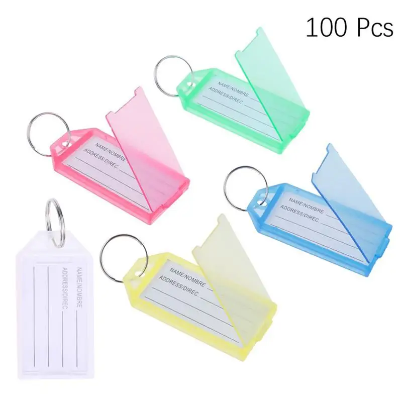 100 шт., классические ярлыки для багажа (розовый + синий + желтый + зеленый + белый, 20 шт.) 
100 шт., классические ярлыки для багажа (розовый + синий + желтый + зеленый + белый, 20 шт.)