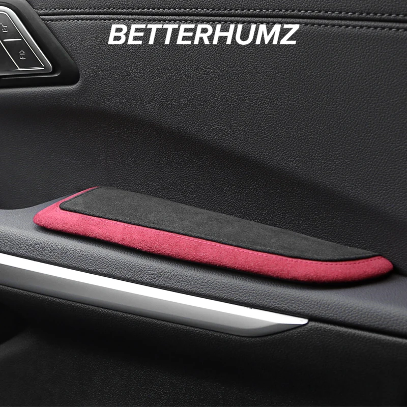 BETTERHUMZ Алькантара для BMW E46 E90 F20 F30 F32 F36 F10 G20 G30 X3 F25 Автомобильная накладка на
