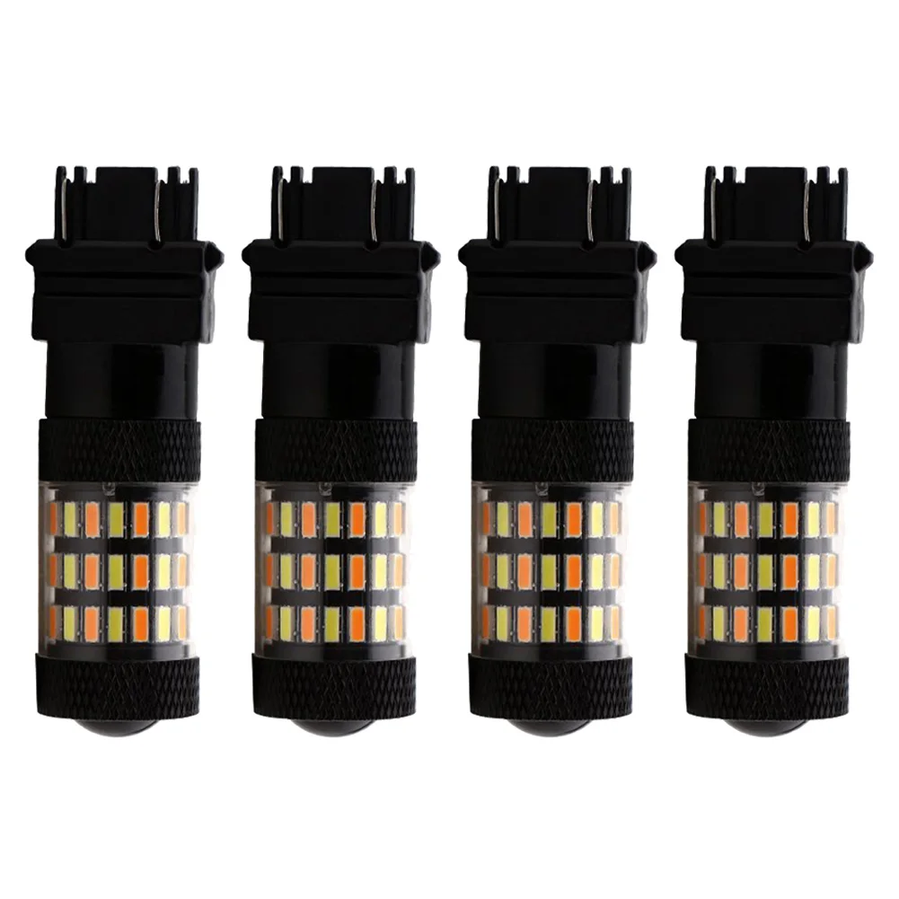 4X WhiteYellow 3157 LED DRL Switchback Turn Signal Parking Light Bulb, Easy to Follow Installation Instructions
4X WhiteYellow 3157 LED DRL Switchback Turn Signal Parking Light Bulb, Easy to Follow Installation Instructions