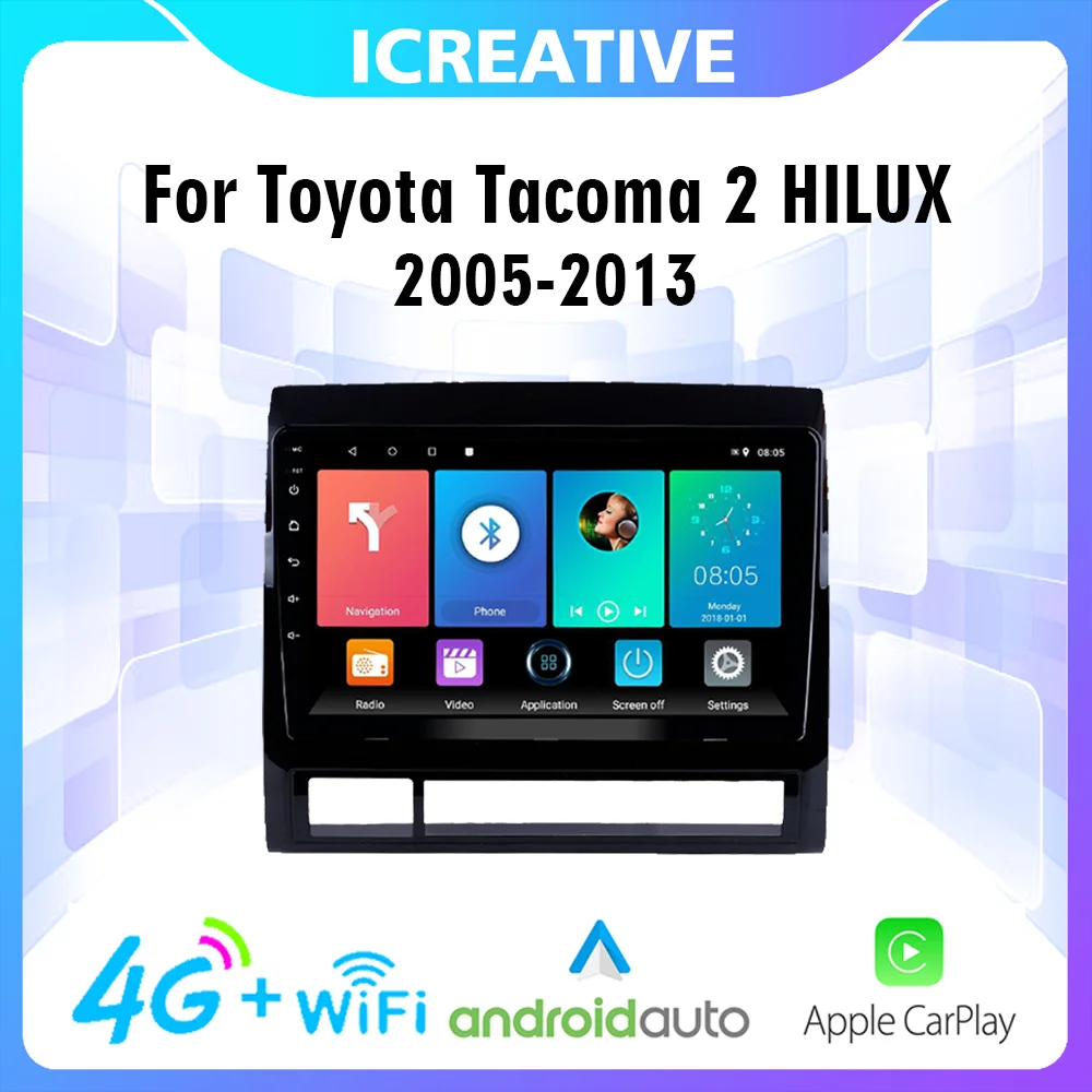 2 Din Android Car Radio 4G Carplay For Toyota Tacoma 2 HILUX 2005-2013 Car Multimedia GPS Navigation WIFI FM
2 Din Android Car Radio 4G Carplay For Toyota Tacoma 2 HILUX 2005-2013 Car Multimedia GPS Navigation WIFI FM
