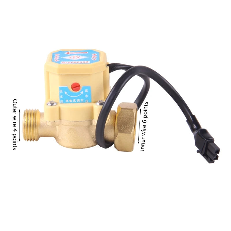 Upgraded Automatic Switch Controller 26mm 3/4" PT Thread Sensitive Induction Booster Pump Fitting for Water Heaters
Upgraded Automatic Switch Controller 26mm 3/4" PT Thread Sensitive Induction Booster Pump Fitting for Water Heaters