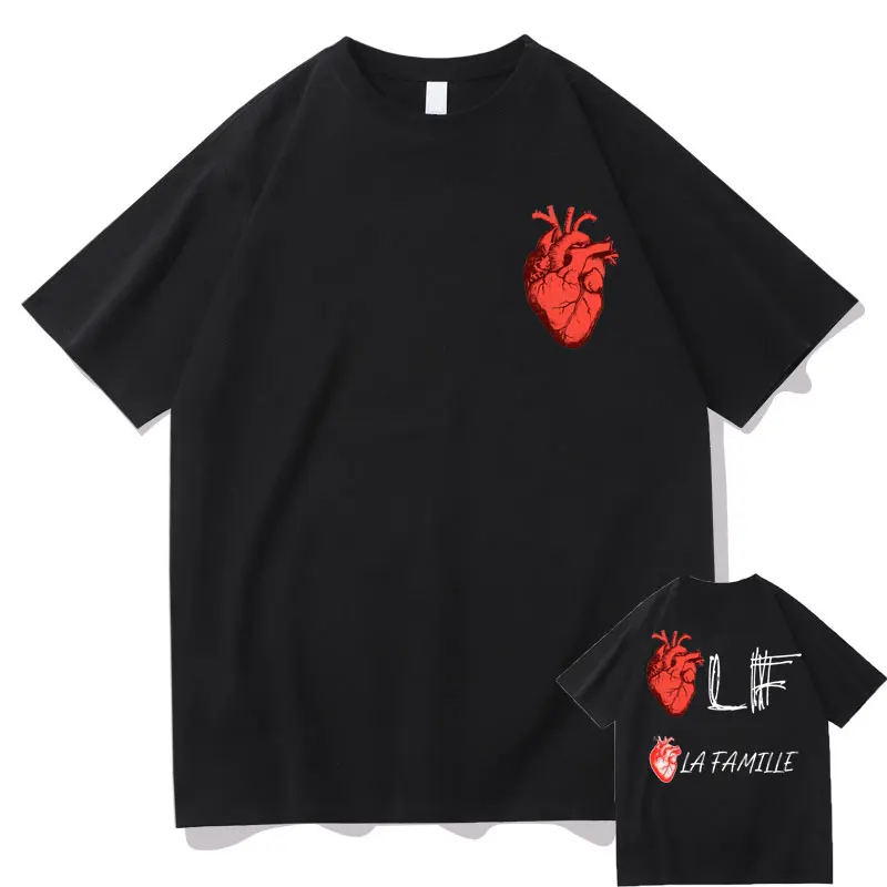 Lf La Tamille Heart Tshirt Le Monde Chico Album PNL The Family T-shirts Men Women Hip-Hop Oversized T Shirts Man Loose Tops Tees
Lf La Tamille Heart Tshirt Le Monde Chico Album PNL The Family T-shirts Men Women Hip-Hop Oversized T Shirts Man Loose Tops Tees