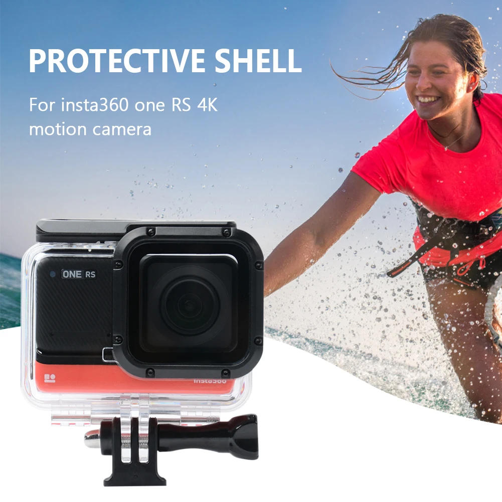 Водонепроницаемый защитный чехол для экшн-камеры Insta360 One Rs 4k
Водонепроницаемый защитный чехол для экшн-камеры Insta360 One Rs 4k