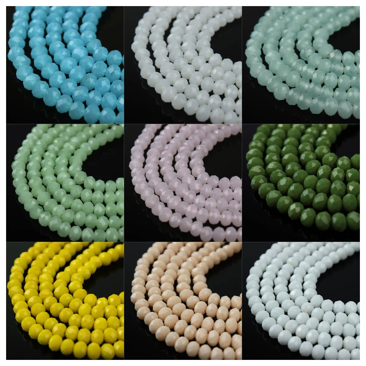 1 Strand 4/6/8mm Crystal Natural Stone Beads Czech Loose Rondelle For Jewelry Making Diy Multicolor Spacer Faceted Wholesale
1 Strand 4/6/8mm Crystal Natural Stone Beads Czech Loose Rondelle For Jewelry Making Diy Multicolor Spacer Faceted Wholesale