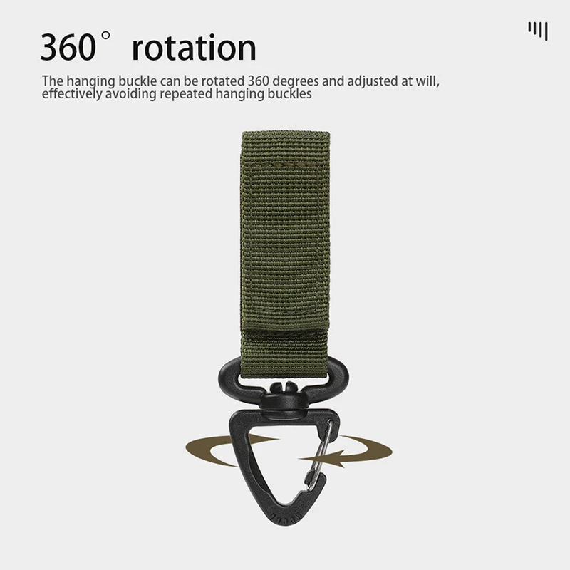 Pack Of 2 Outdoor Camping Hiking Molle Tactical Nylon Ribbon Backpack D-shaped Hanging Ring Keychain Hook Clasp 
Pack Of 2 Outdoor Camping Hiking Molle Tactical Nylon Ribbon Backpack D-shaped Hanging Ring Keychain Hook Clasp