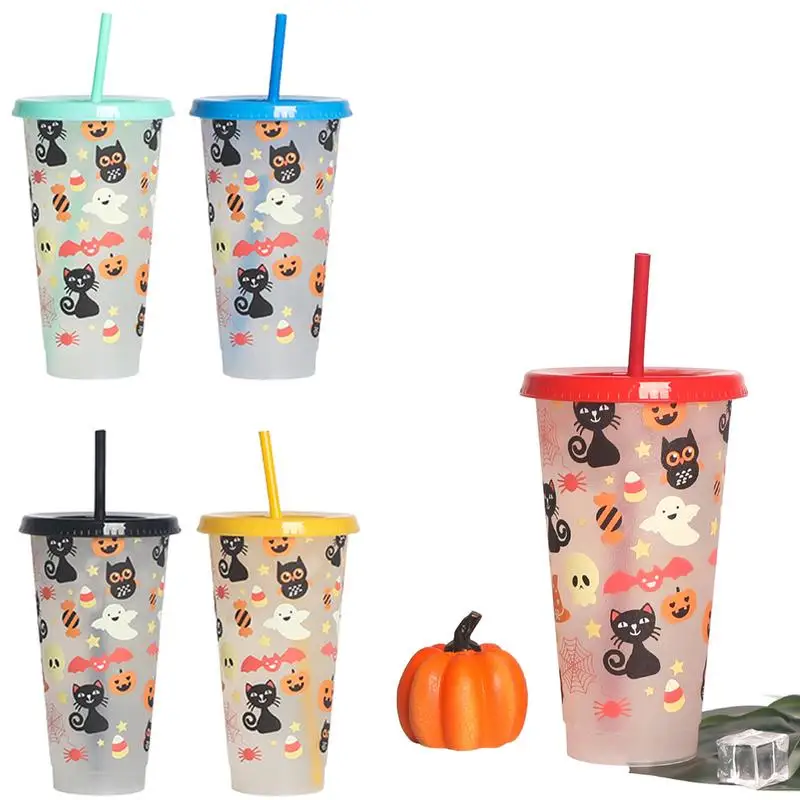 Halloween Straw Cups Coffee Mug Lid Straw Tumbler Safe And Innovative Drinking Mugs Tumbler Cup For Party And Family Dinner 
Halloween Straw Cups Coffee Mug Lid Straw Tumbler Safe And Innovative Drinking Mugs Tumbler Cup For Party And Family Dinner