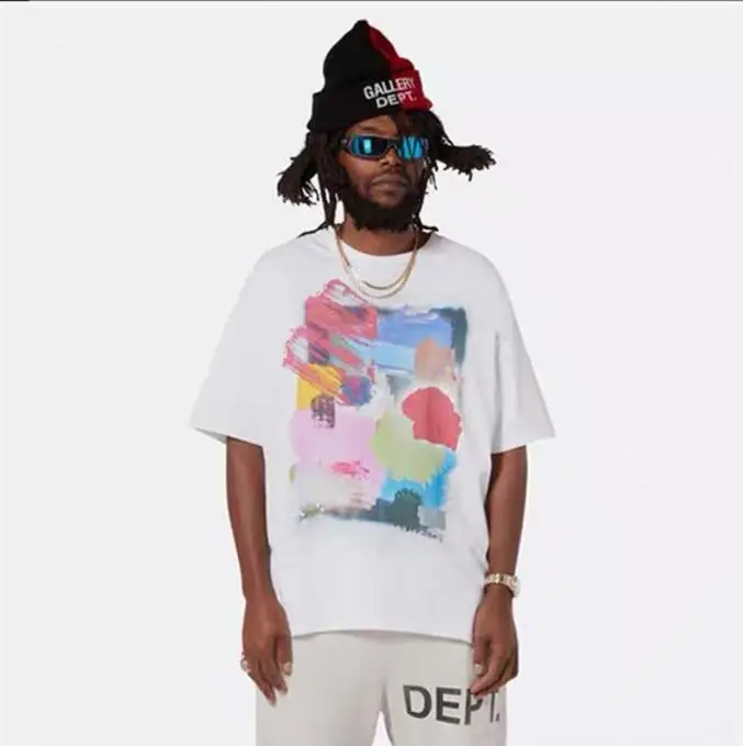 Футболка A16 с надписью Gallery Dept для мужчин и женщин, модная брендовая рубашка с принтом галереи, хлопковая майка с коротким рукавом, лето
Футболка A16 с надписью Gallery Dept для мужчин и женщин, модная брендовая рубашка с принтом галереи, хлопковая майка с коротким рукавом, лето