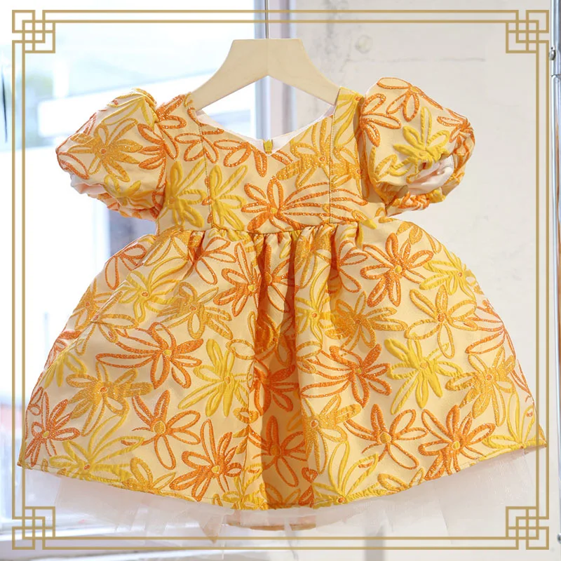Baby Girl Lolita Ball Gowns Infant Embroidery Birthday Pompom Dress Kid V Neck Christening Ramadan Frocks Child Gala Formal Wear
Baby Girl Lolita Ball Gowns Infant Embroidery Birthday Pompom Dress Kid V Neck Christening Ramadan Frocks Child Gala Formal Wear