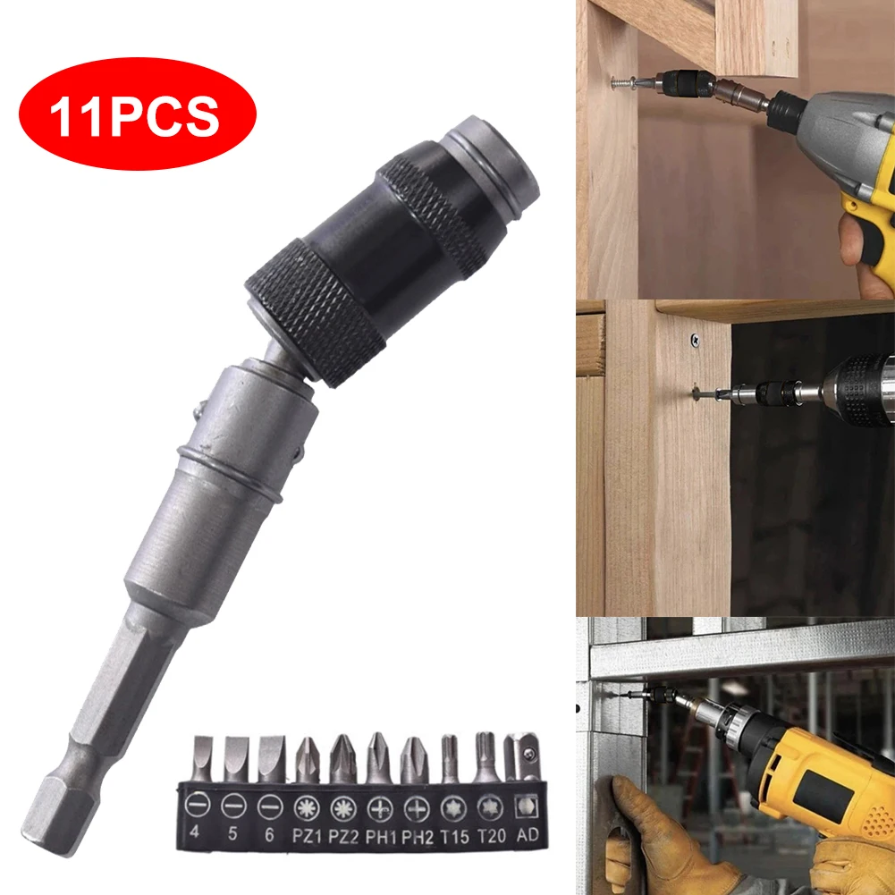 Magnetic Drill Bit Steel Impact Swivel Post Tip Holder Drill Bit Attachment Swivel Screw Rotatable With 10pc Drill Bit Tool
Magnetic Drill Bit Steel Impact Swivel Post Tip Holder Drill Bit Attachment Swivel Screw Rotatable With 10pc Drill Bit Tool