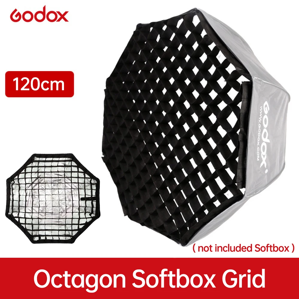 

Godox Portable 80cm 120cm Reflector Softbox Umbrella Softbox + Honeycomb Grid for Flash Speedlight