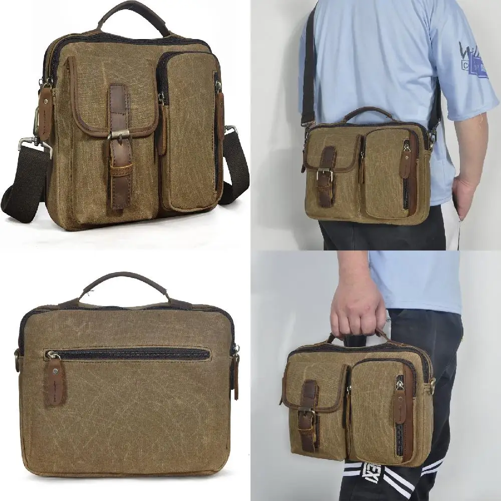 Hiking & Working. Lovely Genuine Waterproof Men Le'aokuu Canvas Cross Body Bag, Perfect Shoulder Satchel Tote Messenger Briefcas
Hiking & Working. Lovely Genuine Waterproof Men Le'aokuu Canvas Cross Body Bag, Perfect Shoulder Satchel Tote Messenger Briefcas