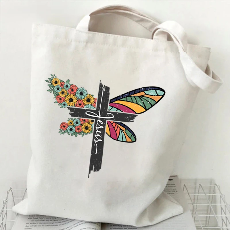 Retro-Christian 2022 Canvas Shoulder Bags for Girls Cartoon Shoulder Women's Handbag Large Grocery Eco Reusable Shopper Tote Bag
Retro-Christian 2022 Canvas Shoulder Bags for Girls Cartoon Shoulder Women's Handbag Large Grocery Eco Reusable Shopper Tote Bag