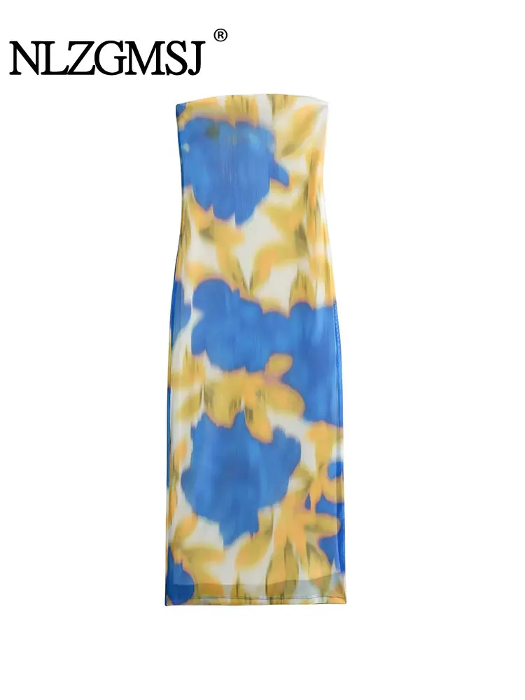 Nlzgmsj TRAF Print Tulle Dress Women Off Shoulder Long Backless Evening Dresses for Women 2023 Sleeveless Bodycon Midi Dress
Nlzgmsj TRAF Print Tulle Dress Women Off Shoulder Long Backless Evening Dresses for Women 2023 Sleeveless Bodycon Midi Dress