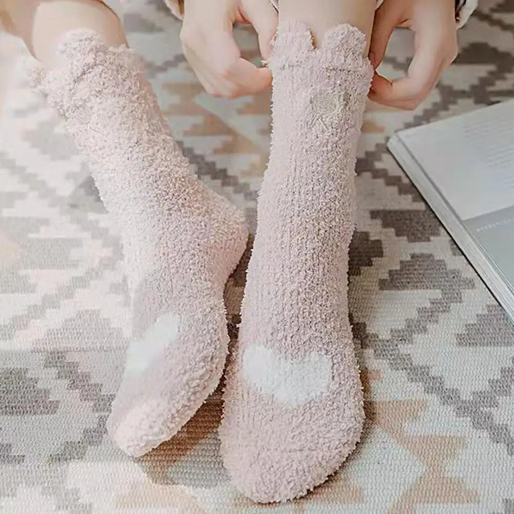 1 Pair Stylish Girls Sleeping Socks Thicken Super Soft Women Mid Socks Washable Good Stretch Thermal Socks
1 Pair Stylish Girls Sleeping Socks Thicken Super Soft Women Mid Socks Washable Good Stretch Thermal Socks