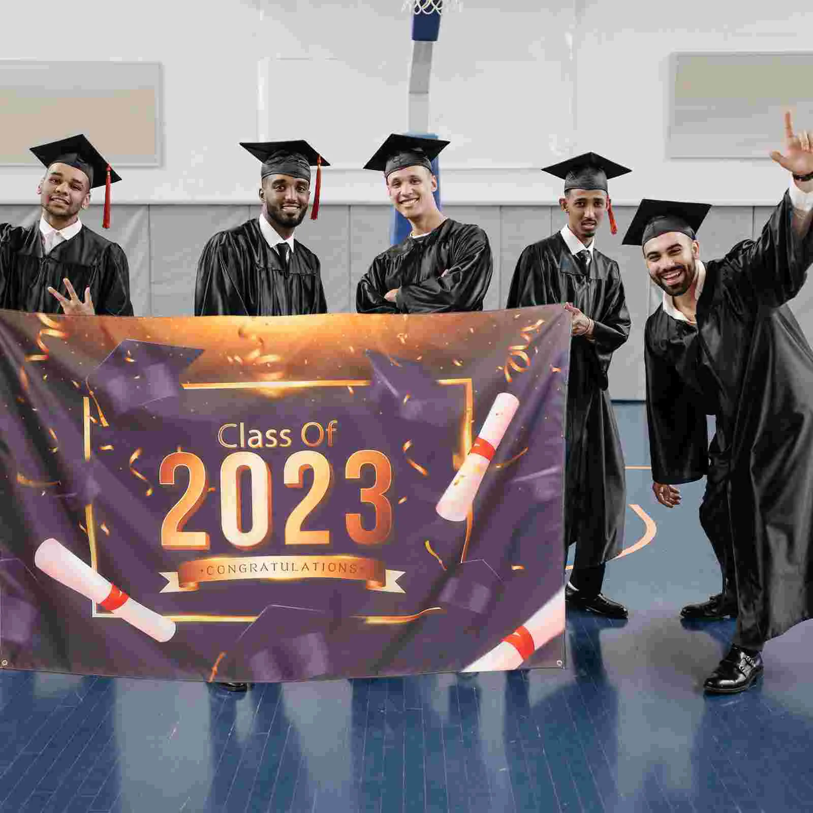 

Graduation Banner Photo Backdrop Class of 2023 Congratulations Grad Backdrop Graduation Party Decoration