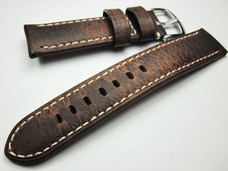 Thick Crazy Horse Skin Watch Straps 20 21 22 24mm High-end Genuine Leather Watchband Calfskin Watch Straps Retro Brown Bracelet
Thick Crazy Horse Skin Watch Straps 20 21 22 24mm High-end Genuine Leather Watchband Calfskin Watch Straps Retro Brown Bracelet