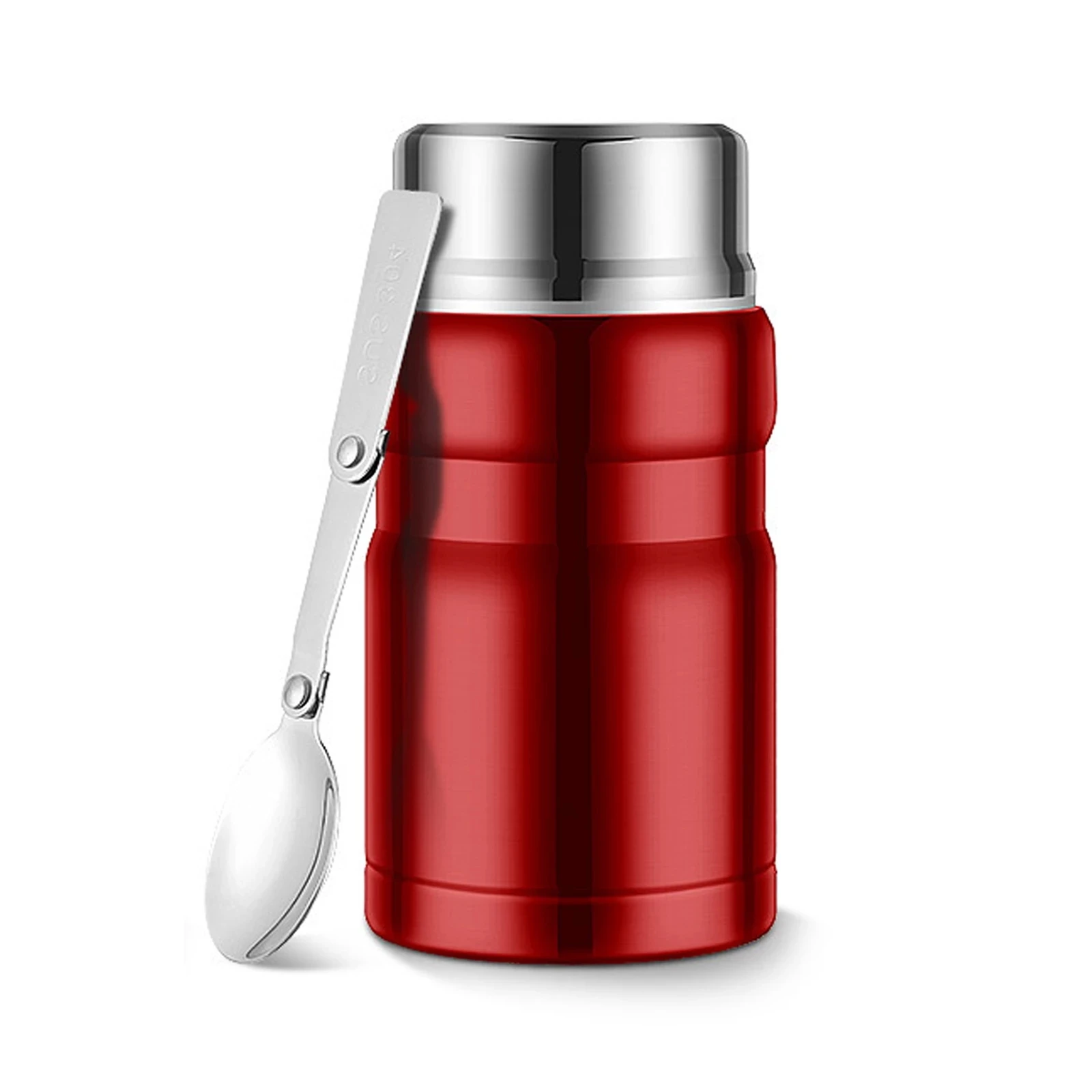 750ml Large Capacity Thermos Stainless Steel Jar Lunch Box Food Soup Container Food Flask Free With spoon 
750ml Large Capacity Thermos Stainless Steel Jar Lunch Box Food Soup Container Food Flask Free With spoon