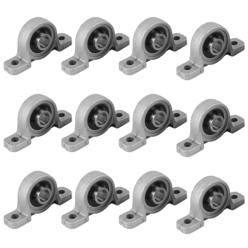 12Pcs KP08 Pillow Block Mounted Ball Bearing (Diameter 8Mm Bore) Zinc Alloy Pillow Block Bearing 
12Pcs KP08 Pillow Block Mounted Ball Bearing (Diameter 8Mm Bore) Zinc Alloy Pillow Block Bearing