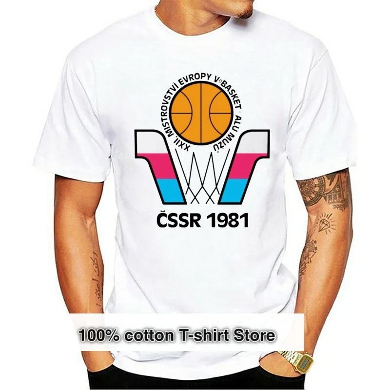 European Euro Basketball Championship 1981 CSSR Czechoslovakia Russia Sov Cartoon t shirt men Unisex New Fashion
European Euro Basketball Championship 1981 CSSR Czechoslovakia Russia Sov Cartoon t shirt men Unisex New Fashion