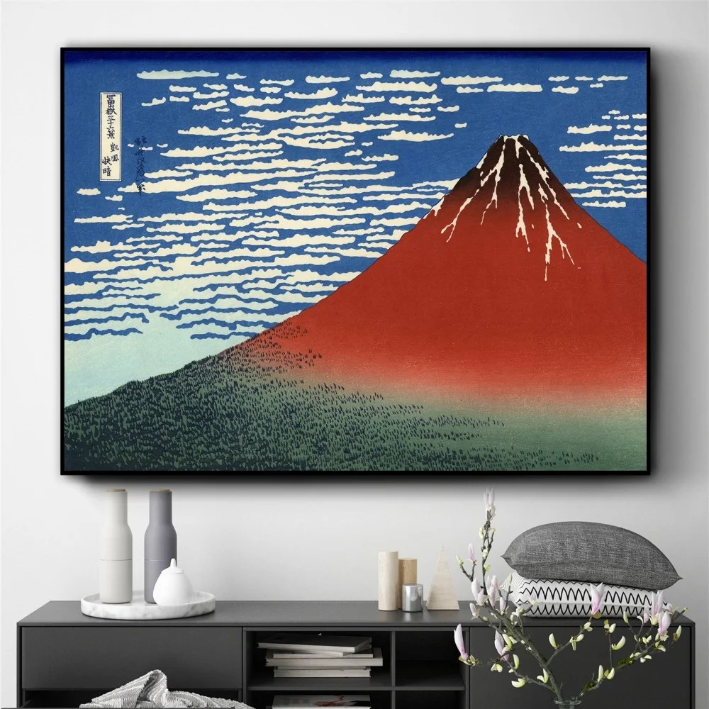 Японская Настенная картина Fuji Mountain Ukiyo, постер на холсте для домашнего декора, плакаты и принты, декоративные картины без рамки
Японская Настенная картина Fuji Mountain Ukiyo, постер на холсте для домашнего декора, плакаты и принты, декоративные картины без рамки