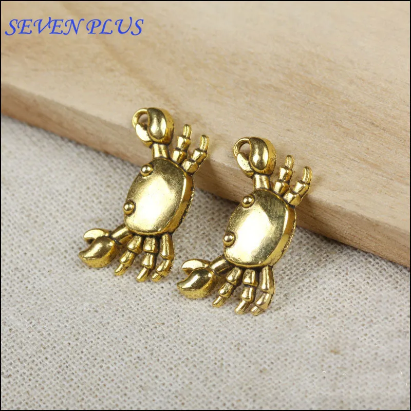 Подвески в античном стиле крабы, 20 шт./лот, 14 х24 мм
Подвески в античном стиле крабы, 20 шт./лот, 14 х24 мм