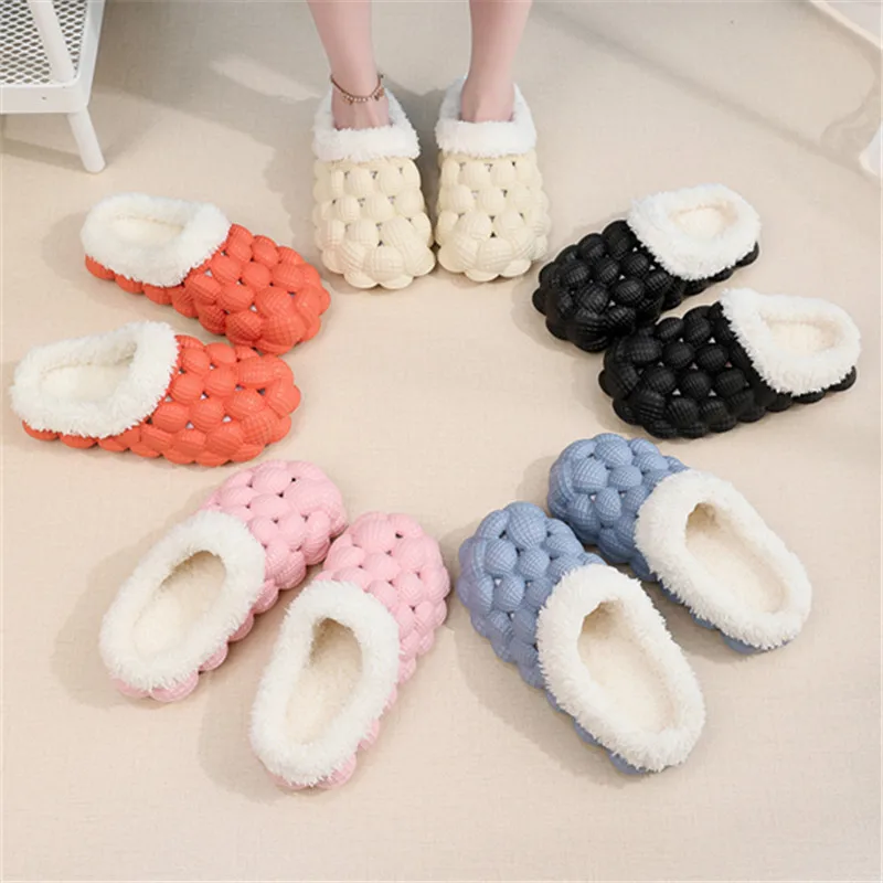 Waterproof Outdoor Women's Slippers Winter Warm Plush Furry Thick Anti-Slip High Heels Soft Fashion Super Women's Comfort Shoes
Waterproof Outdoor Women's Slippers Winter Warm Plush Furry Thick Anti-Slip High Heels Soft Fashion Super Women's Comfort Shoes