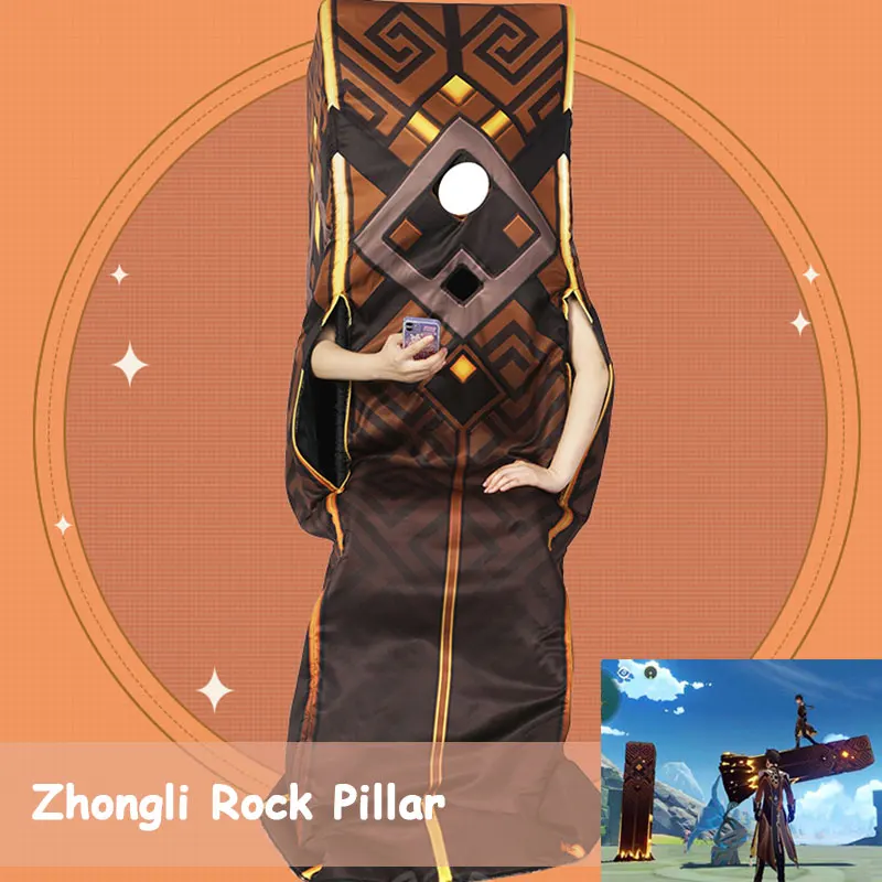 Genshin Impact Zhongli Cosplay Funny Costume Rock Pillar Anime Game Cos Spoof Suits Halloween Doll Costume Hombre Niña
Genshin Impact Zhongli Cosplay Funny Costume Rock Pillar Anime Game Cos Spoof Suits Halloween Doll Costume Hombre Niña