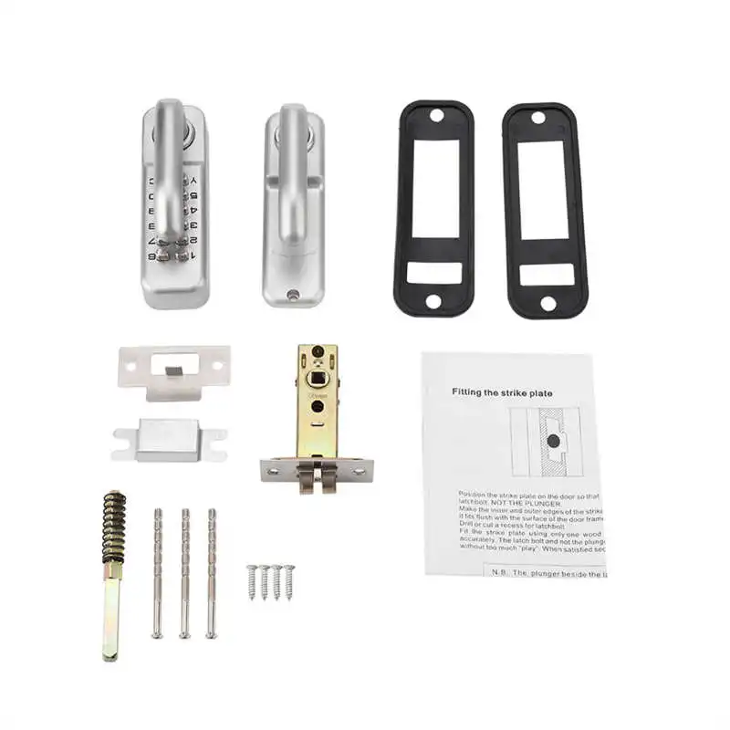 Waterproof Smart Door Lock 1 - 11 Digit Code Combination Cam Door Zinc Alloy Convenient Password Security Coded Lock
Waterproof Smart Door Lock 1 - 11 Digit Code Combination Cam Door Zinc Alloy Convenient Password Security Coded Lock