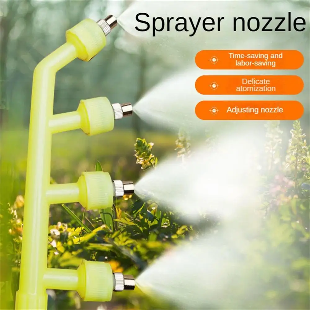 Multifunctional Agricultural Atomizing Sprayer Nozzle 2/3/4 Nozzle Head Garden Lawn Irrigation Pesticide Spraying Sprinkler
Multifunctional Agricultural Atomizing Sprayer Nozzle 2/3/4 Nozzle Head Garden Lawn Irrigation Pesticide Spraying Sprinkler