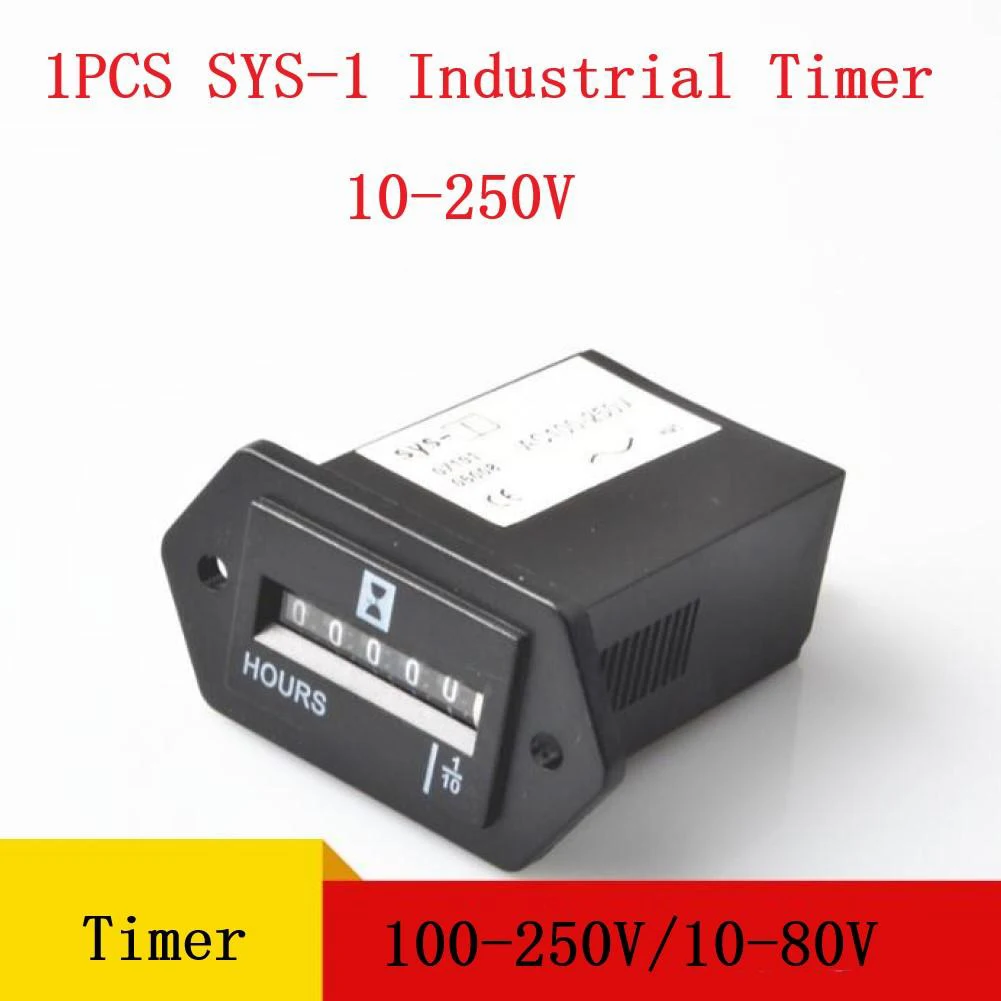 AC10-250V Timer SYS-1 6 Digit Chronograph Fully Sealed Quartz Timer Counter 1500v/min 10-80V/100-250V Test Meters
AC10-250V Timer SYS-1 6 Digit Chronograph Fully Sealed Quartz Timer Counter 1500v/min 10-80V/100-250V Test Meters