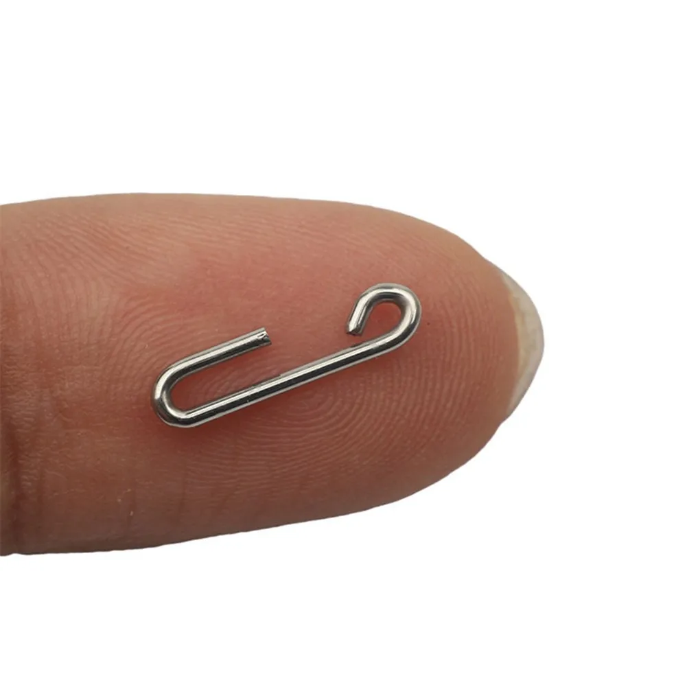 Fishing Clips Change Snaps Stainless Steel 100Pcs 14mm Clip Connector Fishing Hook Quick Change Snaps Tackle Hot Sale
Fishing Clips Change Snaps Stainless Steel 100Pcs 14mm Clip Connector Fishing Hook Quick Change Snaps Tackle Hot Sale