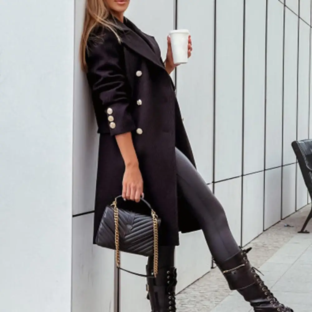Trendy Winter Coat Buttons Pockets Women Winter Coat Anti-wrinkle Women Winter Coat
Trendy Winter Coat Buttons Pockets Women Winter Coat Anti-wrinkle Women Winter Coat