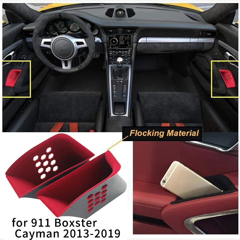 2Pcs Red Door Armrest Organizer Storage Box for Porsche 911 Boxster Cayman 2013-2019
2Pcs Red Door Armrest Organizer Storage Box for Porsche 911 Boxster Cayman 2013-2019