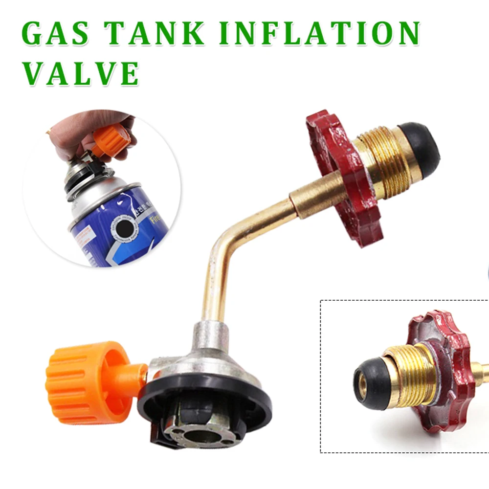 Gas Tank Inflation Valve Quick Connect Butane Gas Cylinder Fuel Tank Filler Connector Adapter For Gas Recharge Camping Hiking
Gas Tank Inflation Valve Quick Connect Butane Gas Cylinder Fuel Tank Filler Connector Adapter For Gas Recharge Camping Hiking