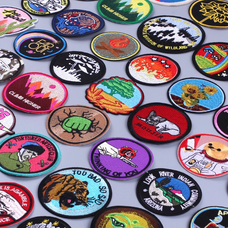 Anime Patches Embroidered Patches for Clothing Thermoadhesive Patches Cartoon Badges Heat-transferable Textile Sticker Sticker
Anime Patches Embroidered Patches for Clothing Thermoadhesive Patches Cartoon Badges Heat-transferable Textile Sticker Sticker