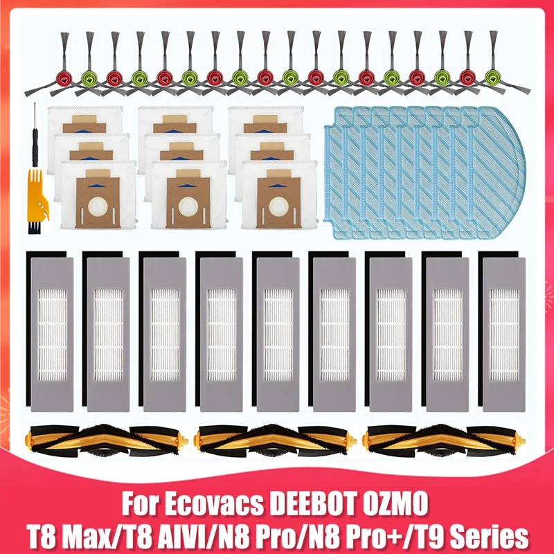 Replacement For Ecovacs DEEBOT OZMO T8 AIVI T8 Max N8 Pro N8 Pro+ Robot Vacuum Cleaner Spare Parts
Replacement For Ecovacs DEEBOT OZMO T8 AIVI T8 Max N8 Pro N8 Pro+ Robot Vacuum Cleaner Spare Parts