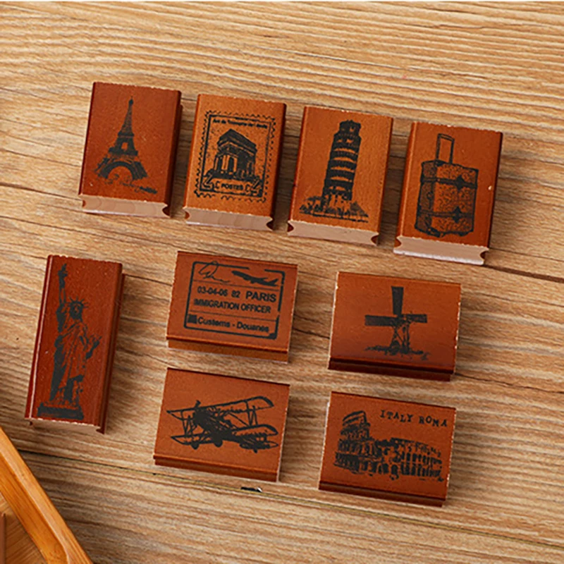 Vintage European Wooden Rubber Stamps DIY Scrapbooking Card Making Craft Diary Planner Decorations Journal Stamp Office Supplies
Vintage European Wooden Rubber Stamps DIY Scrapbooking Card Making Craft Diary Planner Decorations Journal Stamp Office Supplies