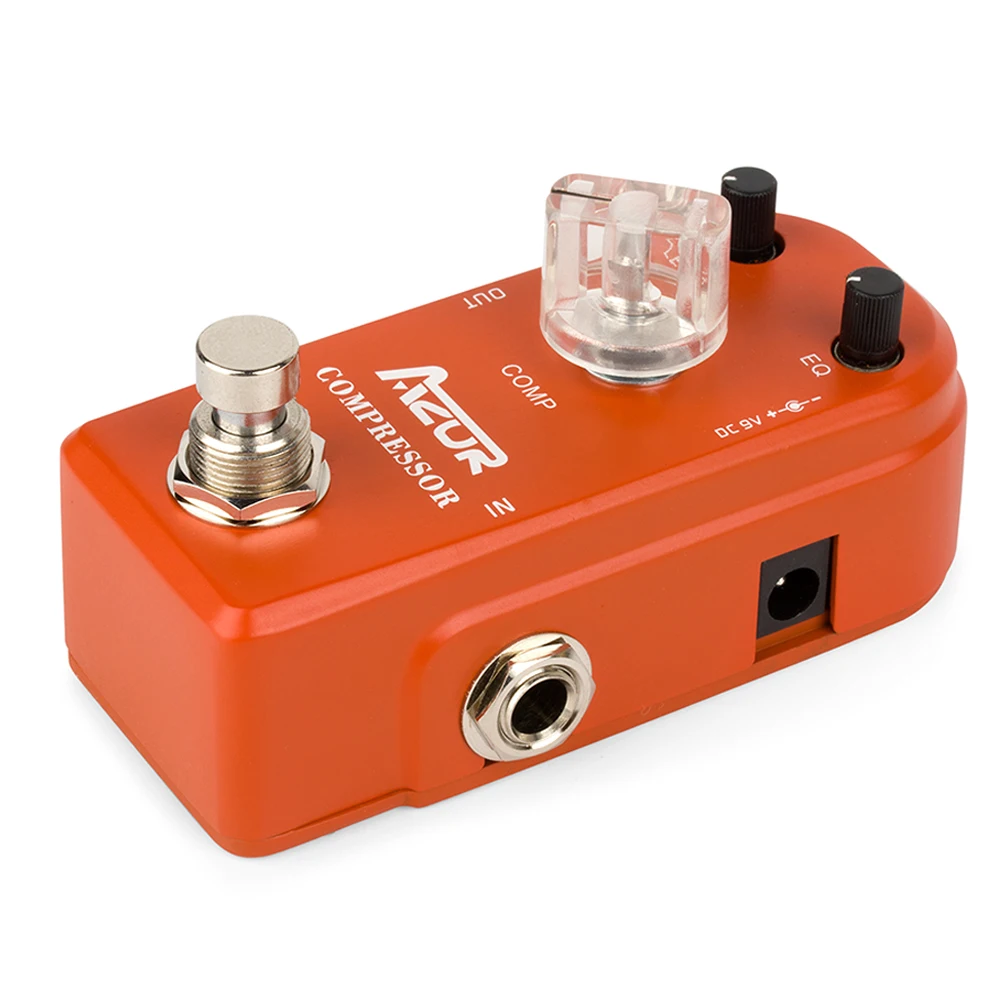 AZOR AP-305 Compressor Guitar Effect Pedal Compression Effect Pure Analog Aluminum Alloy Electric Guitar Bass Accessories
AZOR AP-305 Compressor Guitar Effect Pedal Compression Effect Pure Analog Aluminum Alloy Electric Guitar Bass Accessories