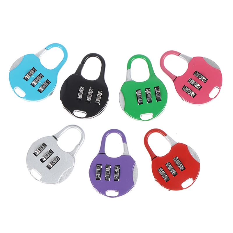1PC Solid Color Mini Digits Code Number Password Combination Padlock Safety Travel Security Lock For Luggage Lock Padlock Gym
1PC Solid Color Mini Digits Code Number Password Combination Padlock Safety Travel Security Lock For Luggage Lock Padlock Gym