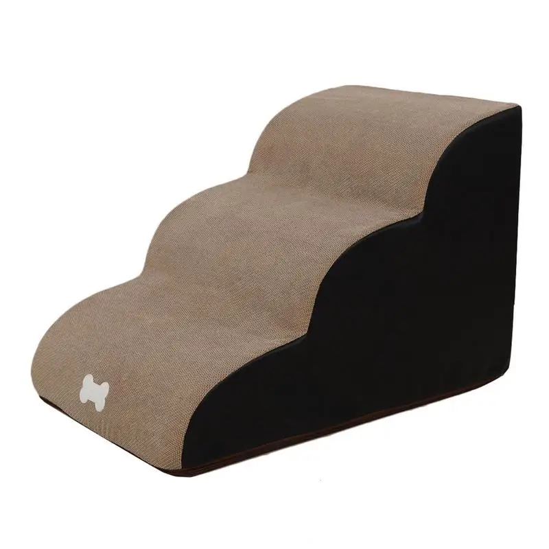 3 Tiers Dog Steps Pet Dog Stairs Step Flannel Cat Stairs Three-Story Staircase Assembly Removable Wash Stairs Ladder Dog Stairs
3 Tiers Dog Steps Pet Dog Stairs Step Flannel Cat Stairs Three-Story Staircase Assembly Removable Wash Stairs Ladder Dog Stairs