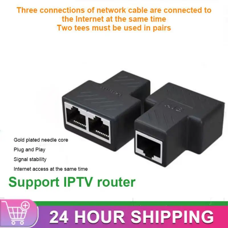 Male To 2 Female Ethernet Network Cable Rj45 Docking Stations Cable Network Cable Network Rj45 Cable Port Plug Adapter Connector
Male To 2 Female Ethernet Network Cable Rj45 Docking Stations Cable Network Cable Network Rj45 Cable Port Plug Adapter Connector